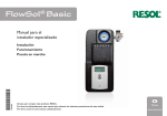 Manual técnico FlowSol Basic pdf