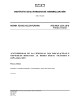 Norma Técnica Ecuatoriana NTE INEN 2 291:2010