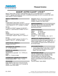 Manual técnico NASON® ASTRO-CLEAR™ 419-00