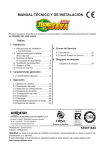MANUAL T&Eacute;CNICO Y DE INSTALACI&Oacute;N
