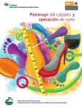 Patronaje del calzado y operaci&oacute;n de corte Patronaje del