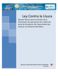 Ley Contra la Usura - Banco Central de Reserva