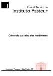Manual Técnico do Instituto Pasteur