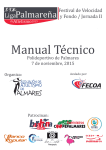 Manual Técnico Festival Velocidad y Fondo Jornada II NE