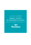 MANUAL TECNICO DE SEGURIDAD ELECTRICA