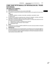 COMO USAR ESTE MANUAL DE REPARACION DEL TRANS