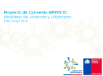 Proyecto de Convenio MINVU IC - Instituto de la Construcción