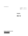 RD 15 Reparaci&oacute;n