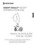 kreepy krauly® racertm limpiafondos de presión lateral