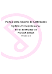 Manual para Usuario de Certificados Digitales Firmaprofesional