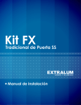 MANUAL KIT FX TRADICIONAL PUERTA SS