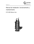 Manual de instalación, funcionamiento y mantenimiento