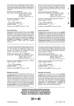 operation and maintenance manual manuel d`utilisation et d