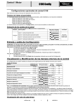 Configuraci&oacute;n Avanzada