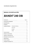 manual de instalación bandit 240 db