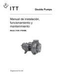 Manual de instalación, funcionamiento y