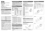 Manual de instalaci&oacute;n y mantenimiento Cilindro neum&aacute;tico Series