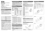 Manual de instalación y mantenimiento Cilindro neumático Series