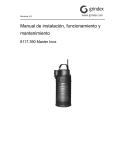 Manual de instalaci&oacute;n, funcionamiento y mantenimiento