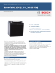 Batería D1224 (12 V, 26-28 Ah)