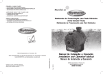 Manual Instalação do Pressurizador Com Fluxostato