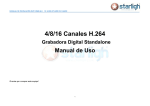 4/8/16 Canales H.264 - STARLIGH Importador y Distribuidor