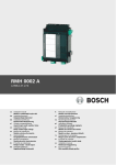 RMH 0002 A - Bosch Security Systems