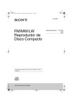 FM/MW/LW Reproductor de Disco Compacto