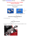 Spanish Manual de Instalacion Handlebar Riser