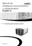 FLEXY II Manual de instalación,funcionamiento y