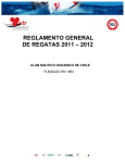 reglamento general de regatas 2011 – 2012 club nautico