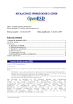 INSTALACIÓN DE OPENBSD DESDE EL CDROM