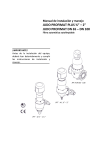 Manual de instalación y manejo - PROFIMAT PLUS-2014
