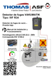 Detector de fugas Vakumatik IVF R34 - ASF