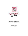 Manual de Instalación de GeneXus Query