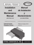 Installation and Maintenance Manual