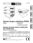 Hornos de gas y eléctricos PS536