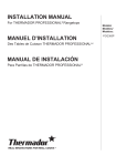 installation manual manuel d`installation manual de instalación