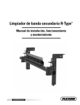 Limpiador de banda secundario R-Type® Manual de instalación