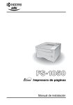 Manual de instalaci&oacute;n - Instructions Manuals