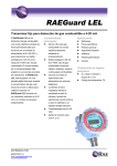 RAE Systems - RAEGuard LEL Datasheet (Spanish)