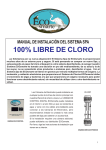 100% LIBRE DE CLORO