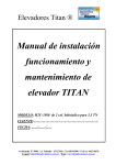 Manual de instalación funcionamiento y