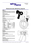 Pistola de lavado, Manguera y Soporte