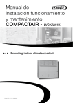 COMPACTAIR - LVCK/LVHK Manual de instalación,funcionamiento