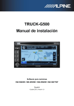 TRUCK-G500 Manual de instalaci&oacute;n