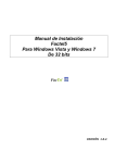 Manual de Instalación Factel5 Para Windows Vista y