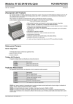 Módulos 16 ED 24/48 Vdc Opto PO1000/PO1003