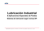 Sistemas de lubricaci&oacute;n API 610 614 Descargar documento