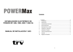 Powermax 1800 y 3300 VA